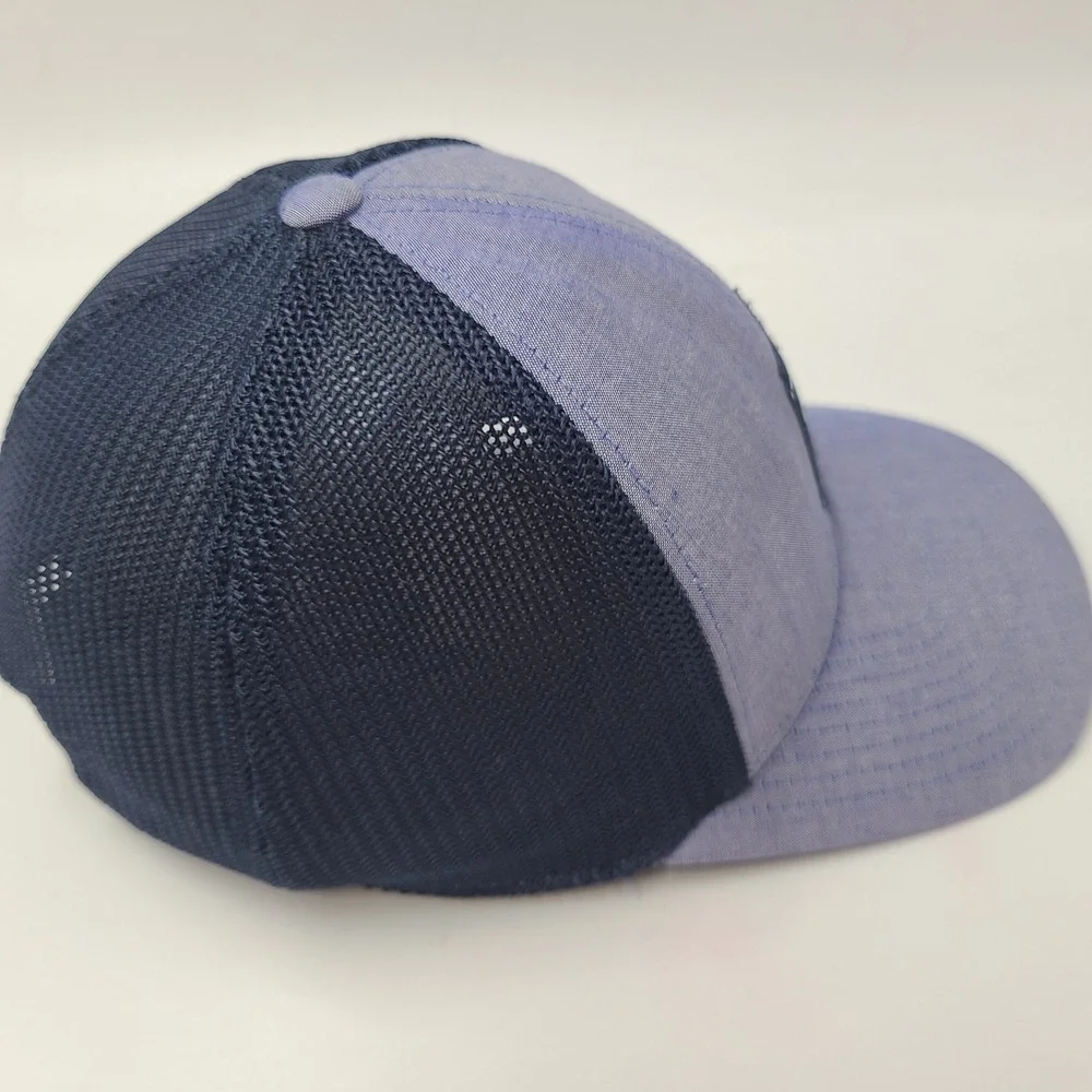 Black Clover Hat Snapback Trucker Mesh Blue Party Time Live Lucky Distressed Men